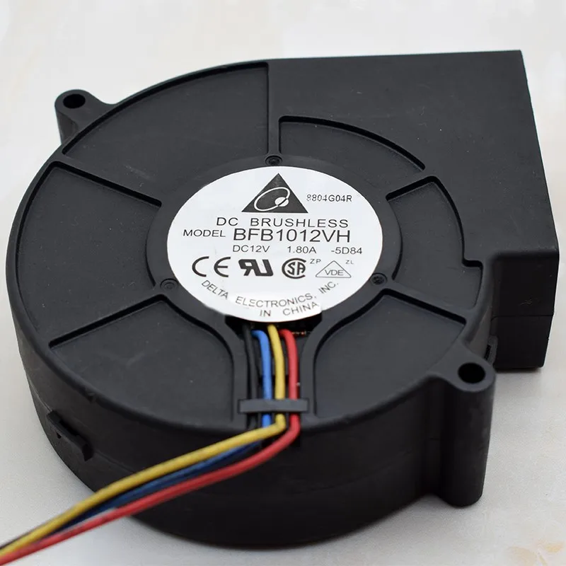 Оригинальный Дельта 9733 turbo центробежный вентилятор BFB1012VH 12V 1.80A мощность обдува