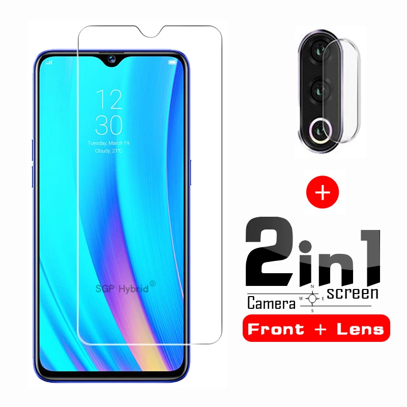 Защитная пленка и закаленное стекло для объектива камеры 2 в 1 oppo F9 F11 Pro V17 A3 A5 A9 2020