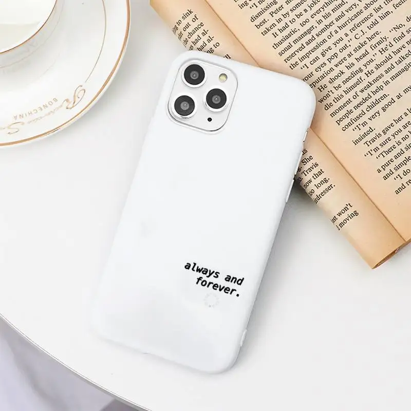 

The Vampire Diaries Phone Case Candy Color White for iPhone 11 pro XS MAX 8 7 6 6S Plus X 5S SE 2020 XR