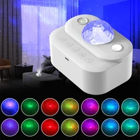 led galaxy moon starry sky projection lamp bluetooth speaker music laser water pattern rotating atmosphere colorful night light