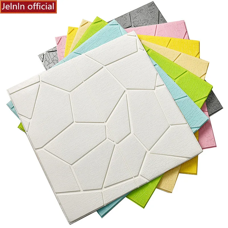 Wallpaper self-adhesive 3D living room TV background wall sticker Ceiling waterproof bedroom decoration wallpape | Дом и сад