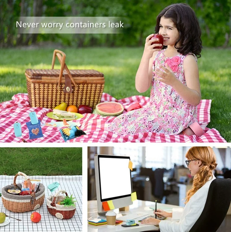 

Portable Quick-Sealing Sealing Machine Small Express Food Packaging Bag Mini Hand Pressure Sliding Lid Sealer