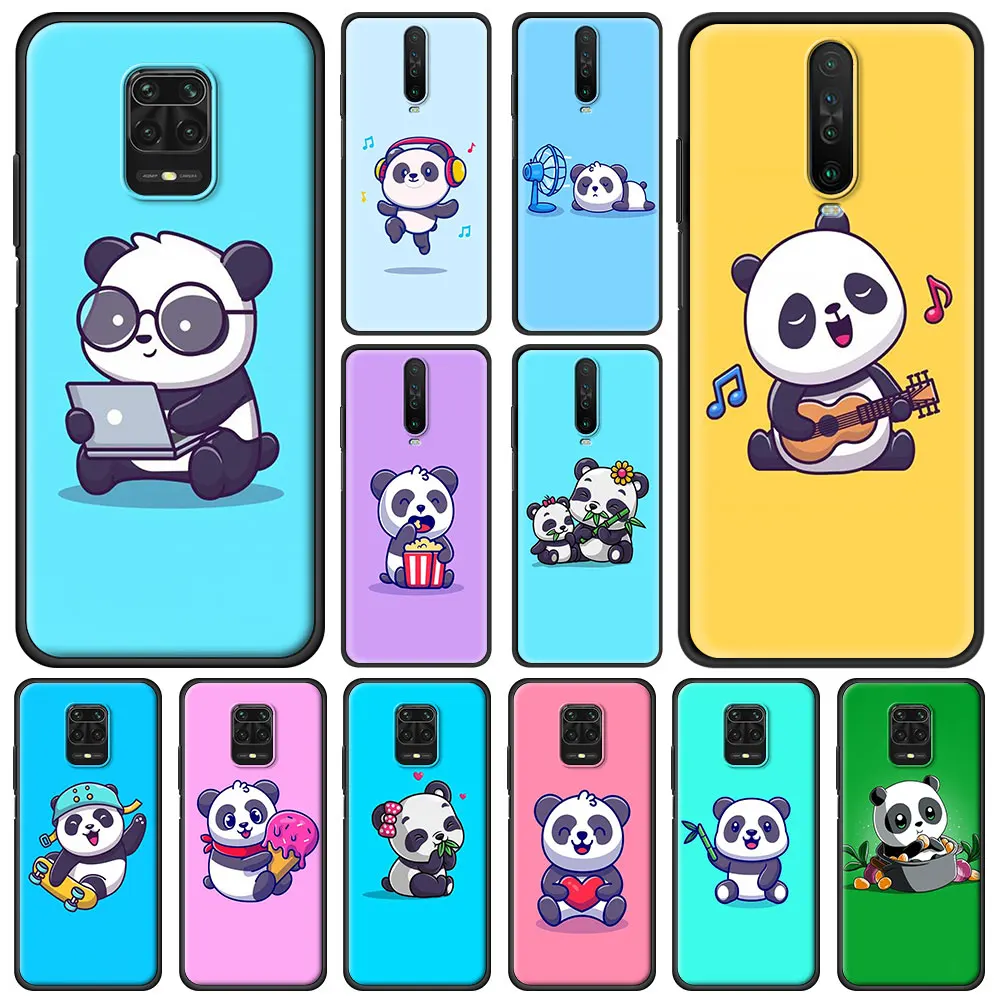 

Panda Lovely Phone Cases Bag For Redmi Note 7 8 8T 9 Case Soft Silicon Cover For Redmi 8 8A 9 9A 9C Note 9S 10 Pro Shell Fundas