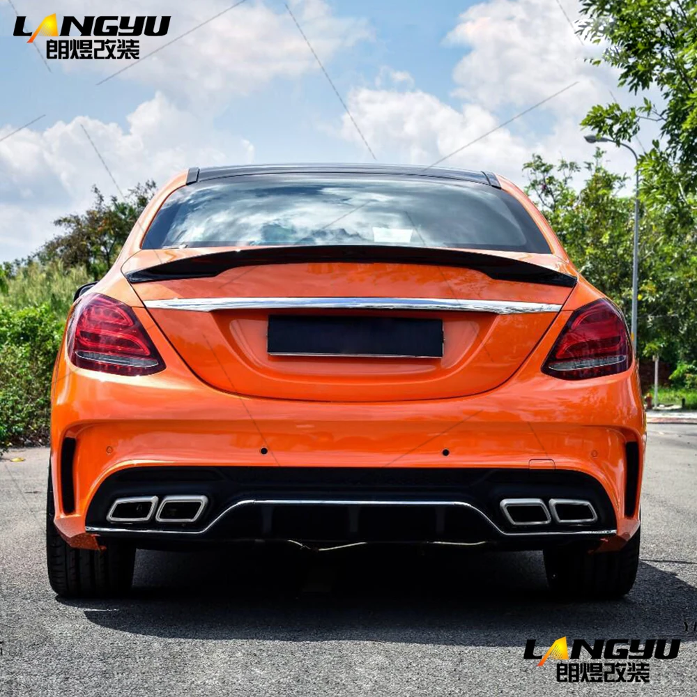 Для Mercedes Benz C Class W205 2015 2016 2017 2018 2019 2020 Carlsson стильный полипропиленовый корпус
