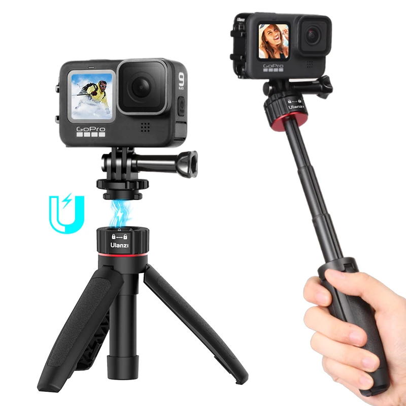 Ulanzi MT 31 мини штатив Трипод монопод для GoPro 9/8/7/6/5/4 OSMO экшн Insta360 спортивной камеры