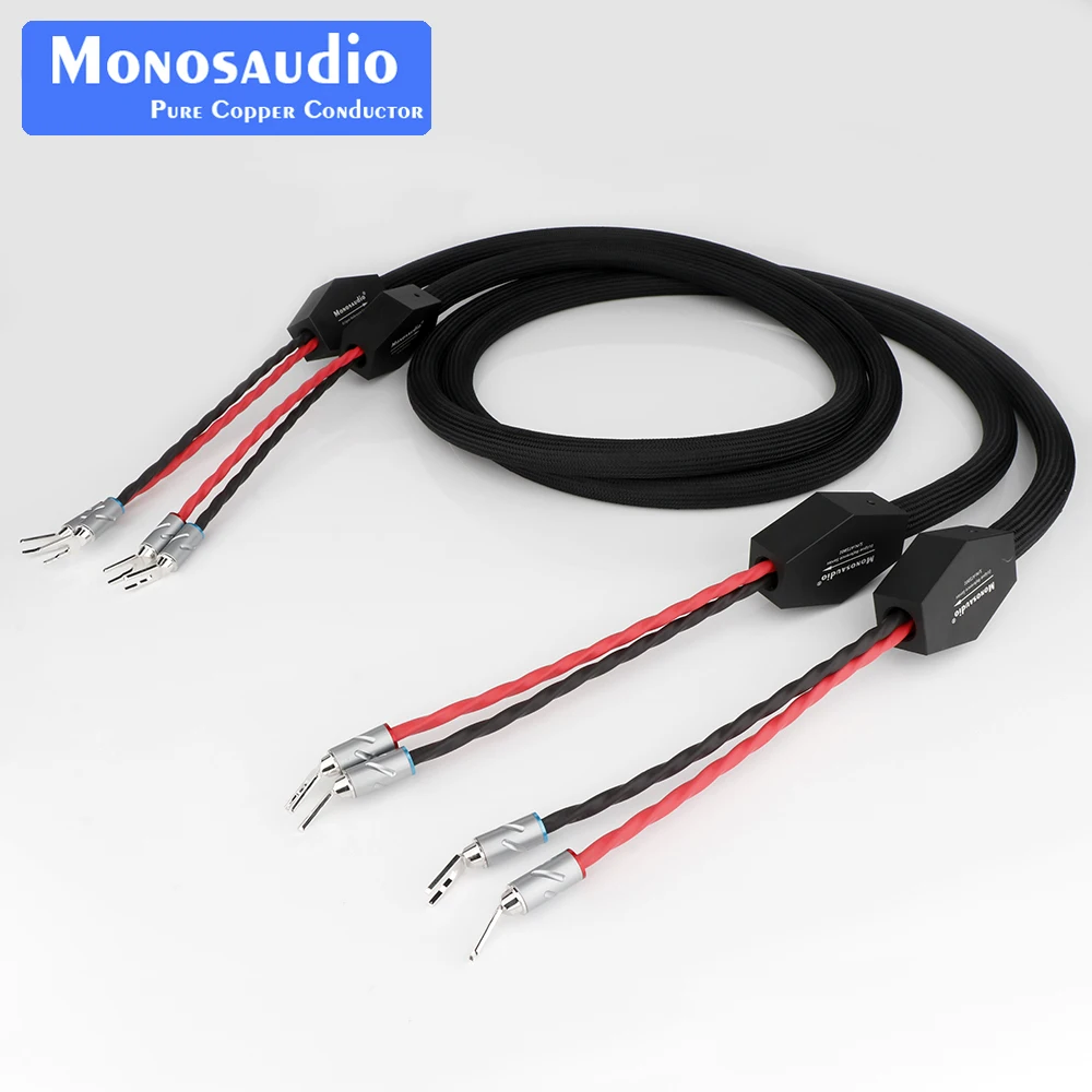 

Monosaudio Eclipse Reference Series 6N Pure Silver Hi-end loudspeaker cable Professional Audio speaker Wire