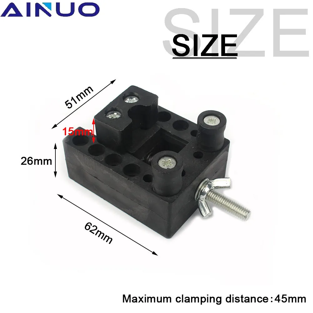 Регулируемый Настольный мини-зажим 55 мм сверлильный пресс фиксированный тиски