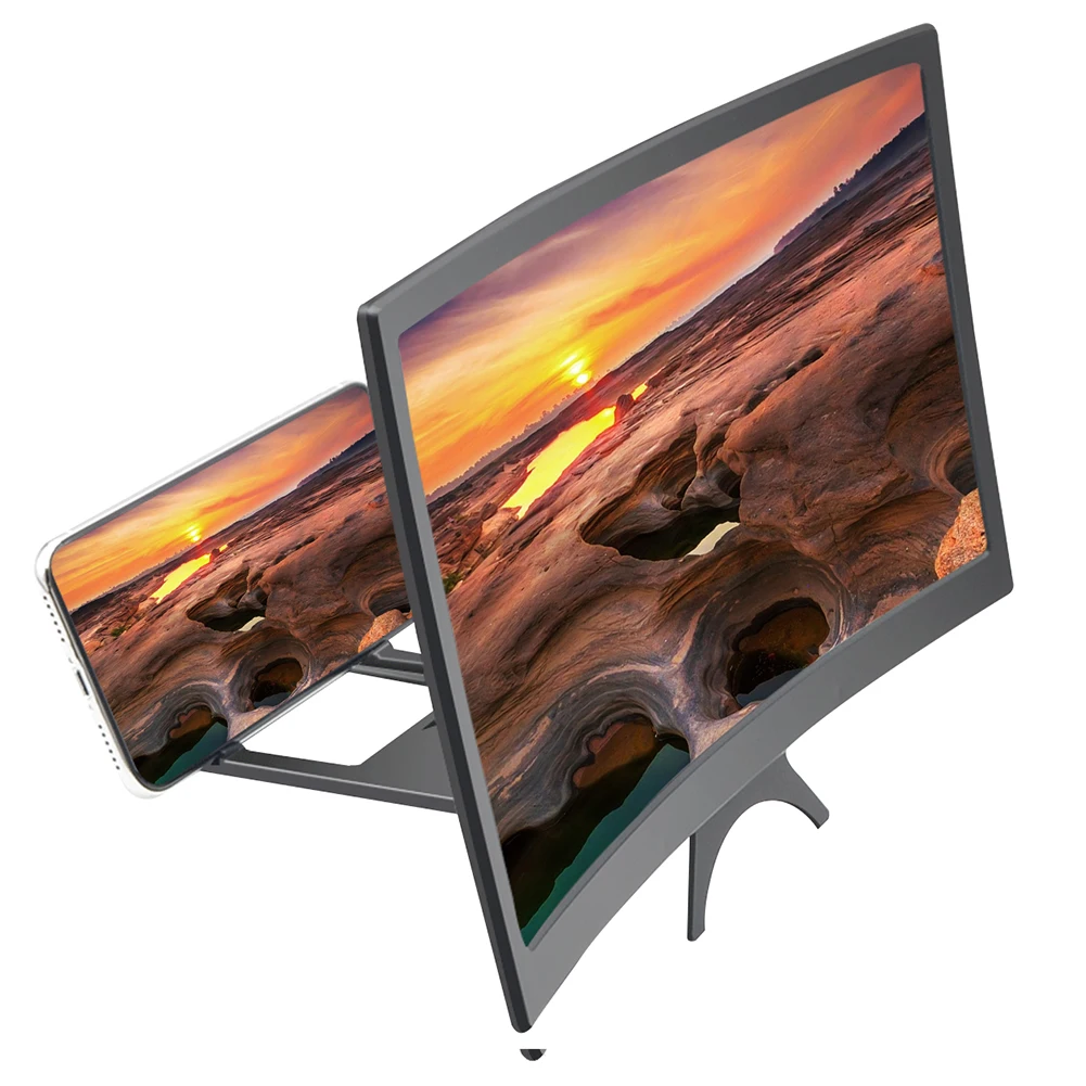 Универсальный портативный увеличитель экрана смартфона с 3D-видео для Huawei iphone