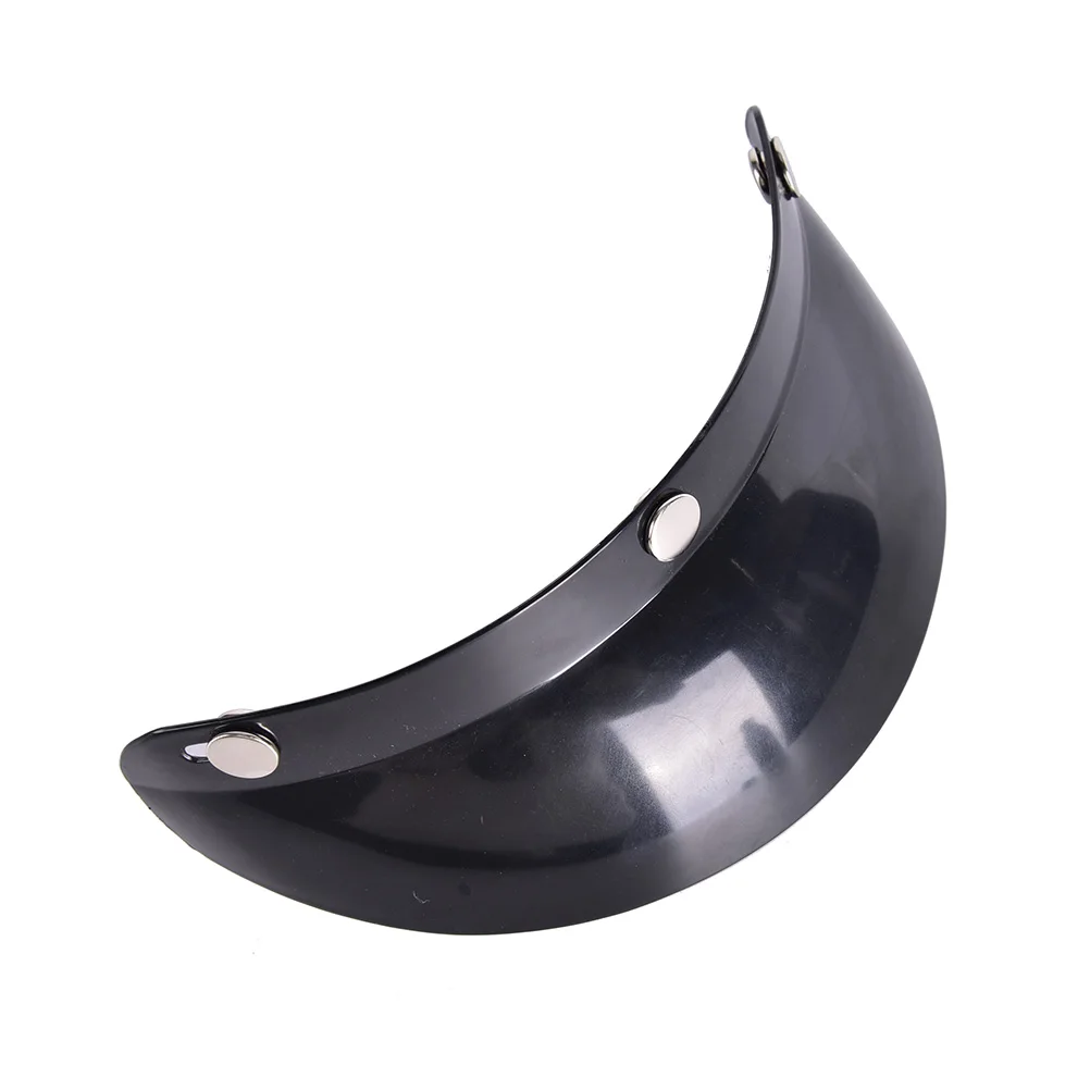 Горячая Распродажа Винтаж 3-Snap мотоциклетный шлем пик объектив с открытым лицом