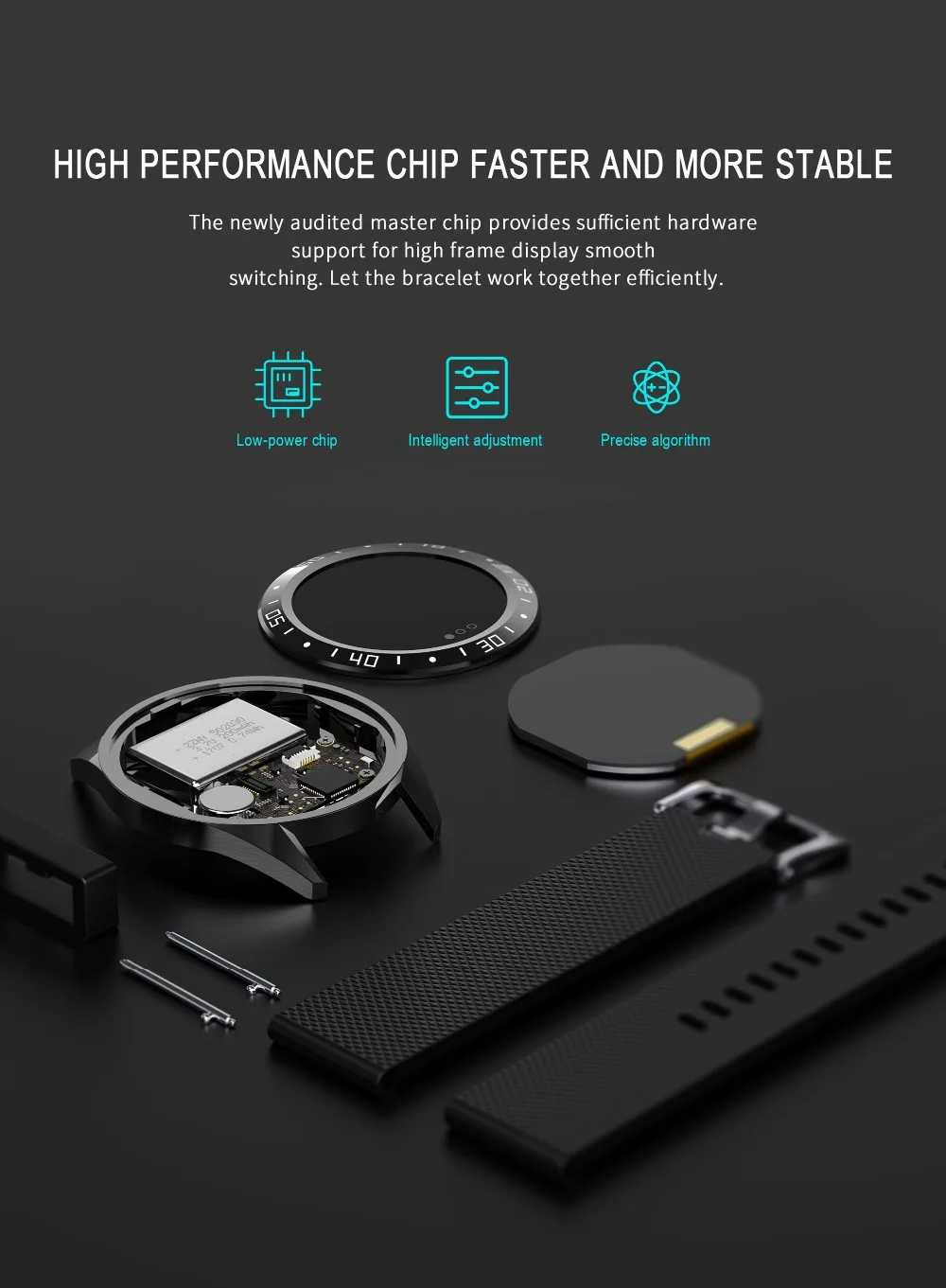 Wearpai GT105 Смарт-часы для мужчин бизнес двойной часовой пояс дисплей монитор сердечного ритма фитнес-трекер водонепроницаемые часы для Android