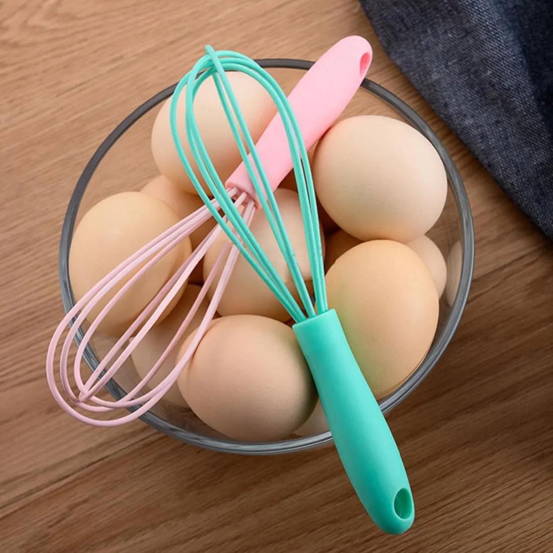 Цветной силиконовый венчик серии ful противоскользящий легко моющийся для молока