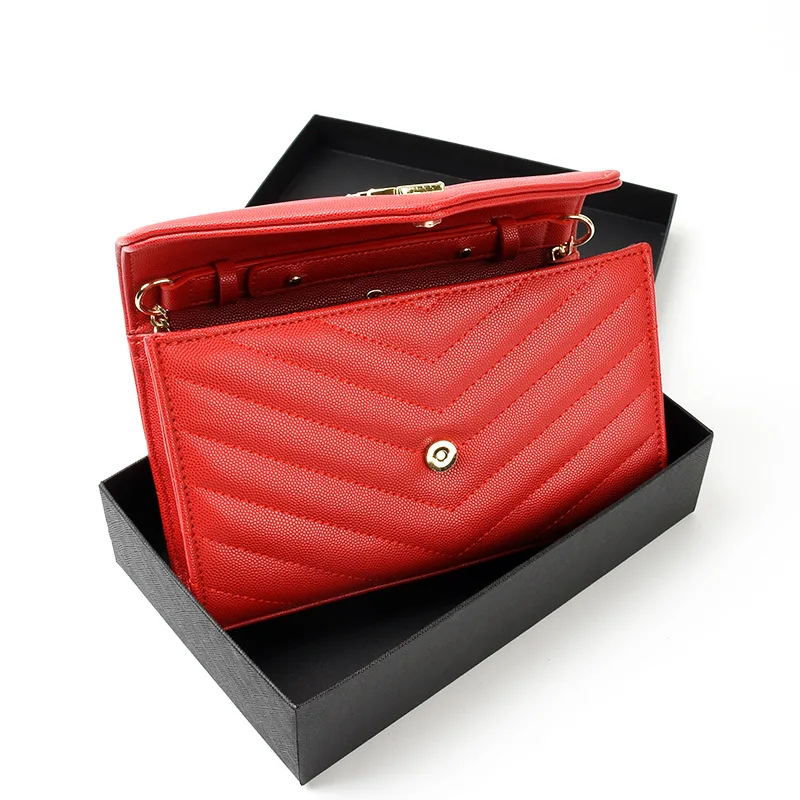 

2020 net red bag female small fragrance niki chain bag one-shoulder sloping bag leather mini hand bag envelope bag