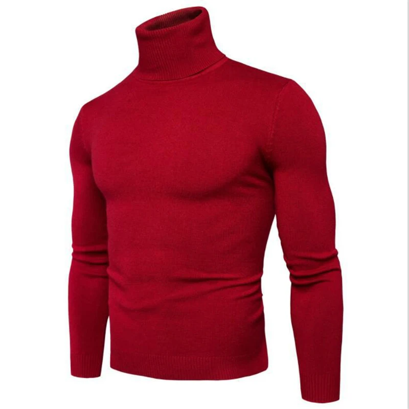 Мужской трикотажный свитер с отложным воротником 14 цветов | Мужская одежда