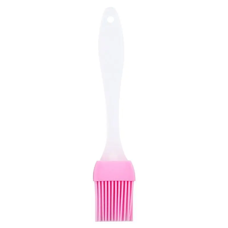 PINK Кисточка для барбекю кухня силиконовые выпечки Приготовление выпечки кисти и барбекю живопись кухонные бытовые гаджеты - Цвет: PINK
