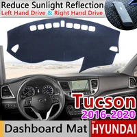 for hyundai tucson 2016 2017 2018 2019 tl anti slip mat dashboard cover pad sunshade dashmat carpet anti uv car accessories rug