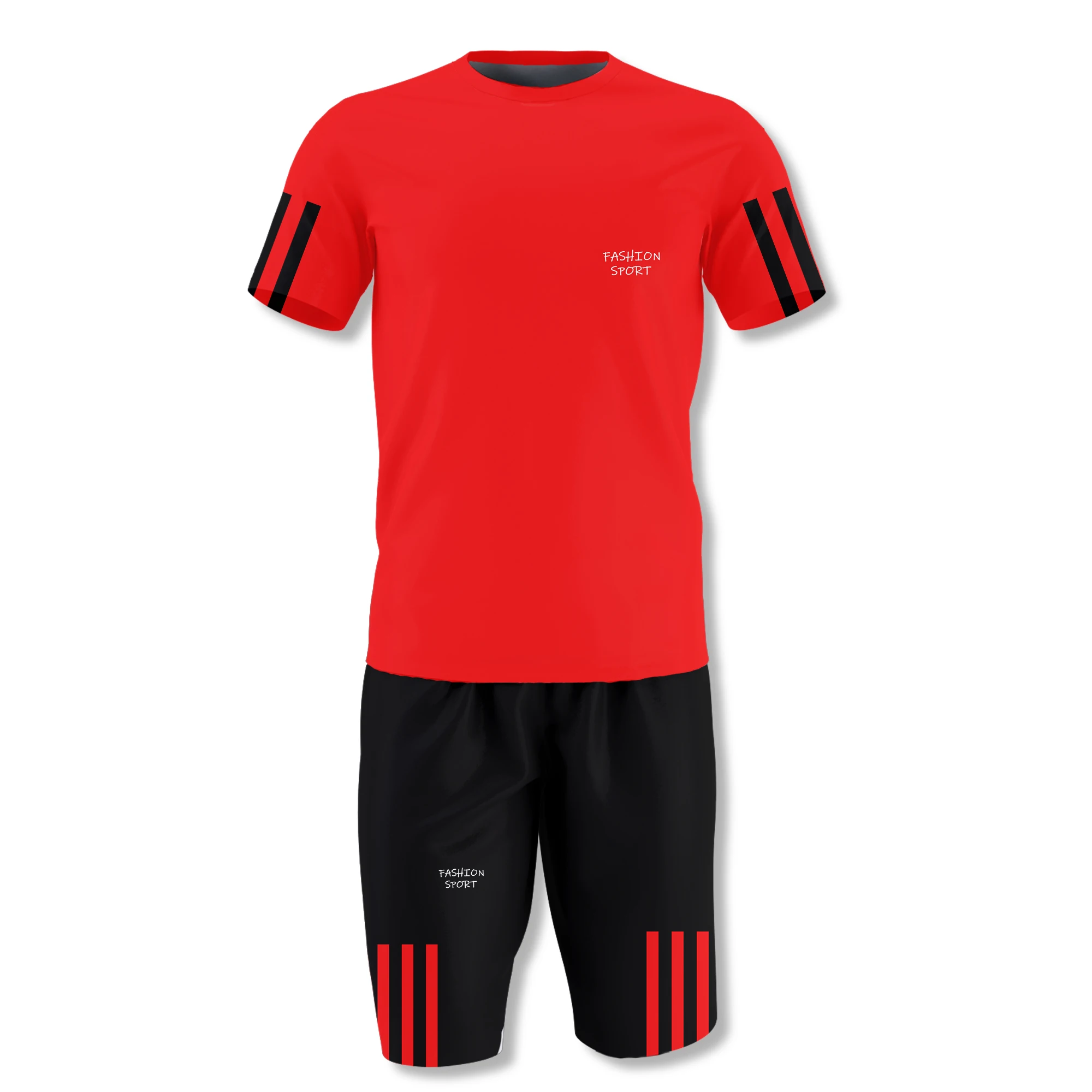 

Summer men's T-shirt suit Casual shorts sports Two-piece man punk style T-shirts OversizedshortsSuit Shirts Men's sports pants
