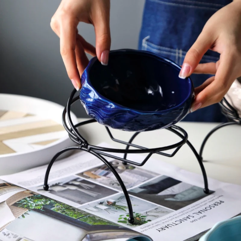 Красивая пиала для кошек и собак защиты керамика позвонка 15 градусов Диаметр