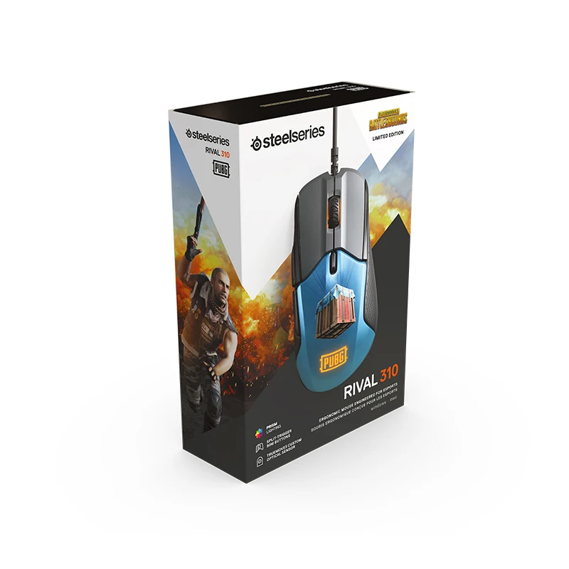 

Brand New Unopened Original Steelseries Game mouse original Rival310 roared HOWL CSGO gaming mouse