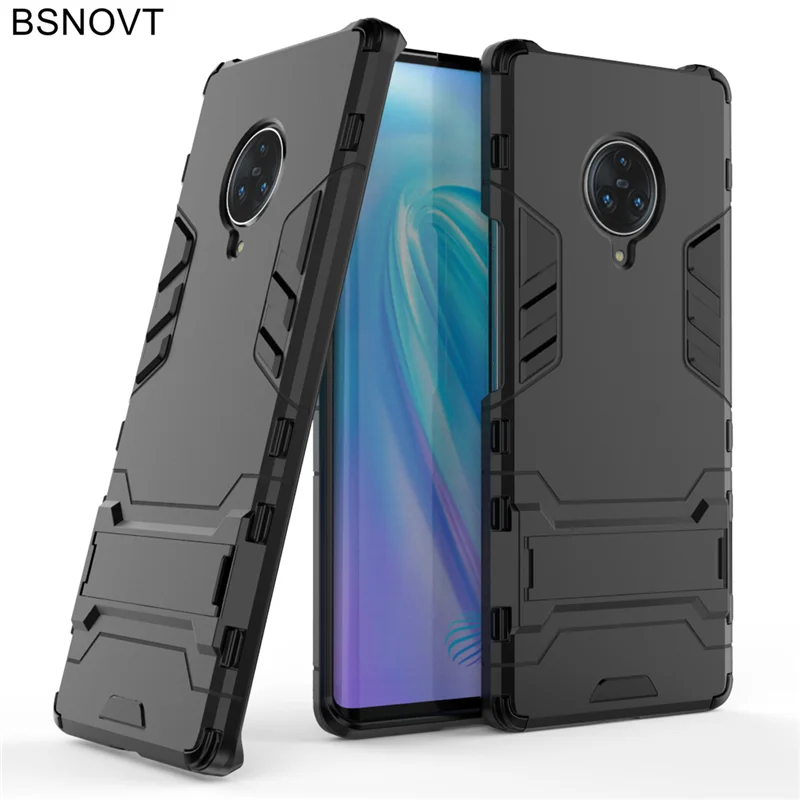 Чехол для Vivo NEX 3 5G мягкий силиконовый + пластиковый чехол с подставкой Funda 6 89&quot |