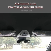 front reading light lamp cover trim for toyota chr c hr 2016 2017 2018 abs car interior styling moulding car accessories