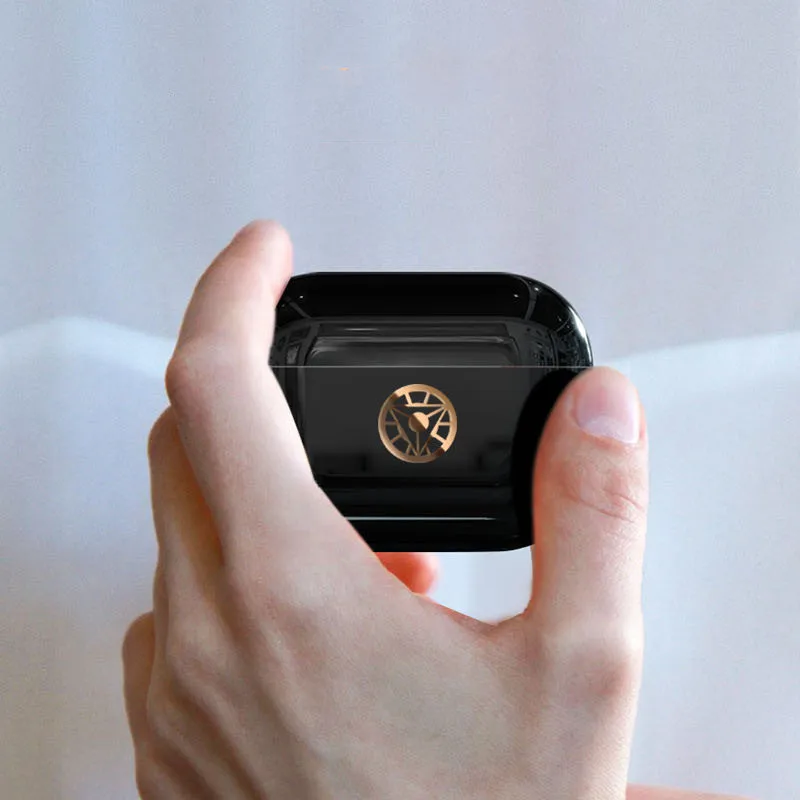 2020 Wireless Bluetooth Temper glass Earphone Case For Apple AirPods 1 2 Luxury Hard PC Headphones Protective Cover | Электроника