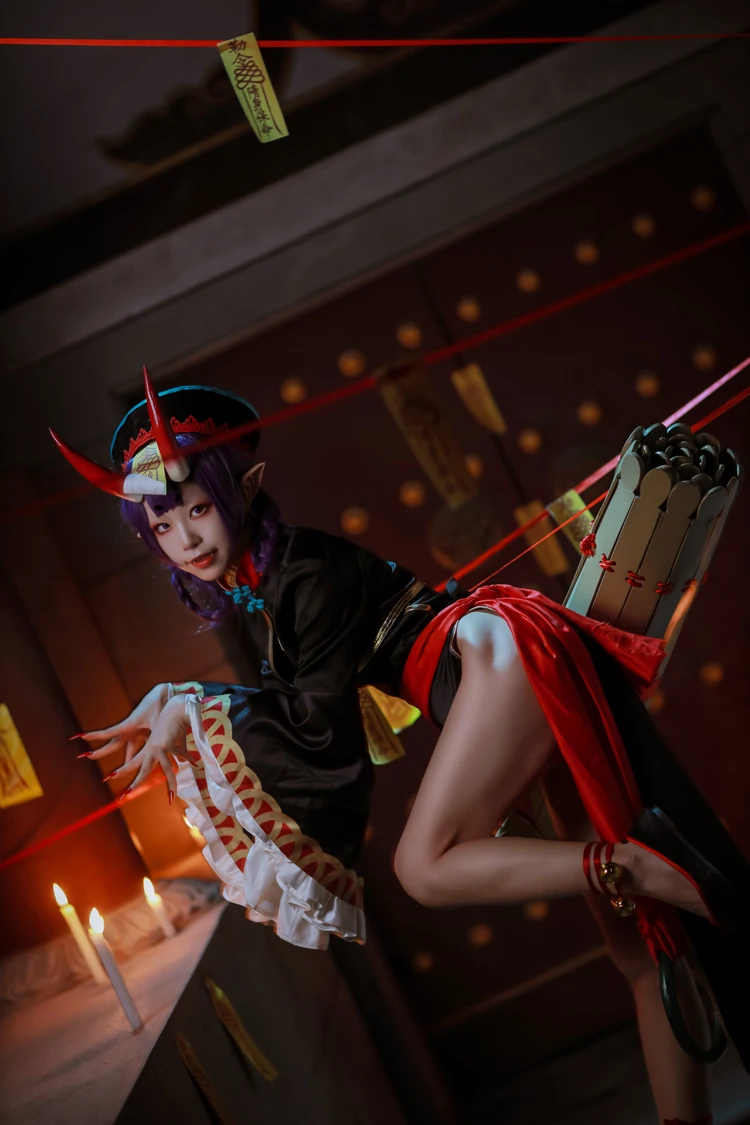 Игры Fate Shuten douji карнавальный костюм судьба Grand женский Чонсам зомби Костюм для