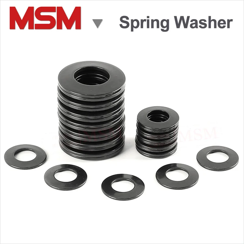 6/10 шт. уплотнительная пружина сверхмощная черная дисковая 50CrVA внешний диаметр