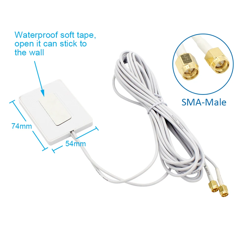 4G панель LTE Antena Antenna 3G SMA TS9 CRC9 разъем с кабелем 3 м Hign Усиление wifi антенна для Huawei
