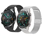 Ремешок для часов из нержавеющей стали для Huawei Watch GT GT2 42 мм 46 мм ремешок для часов браслет Миланская 22 мм 20 мм для Samsung Gear s3