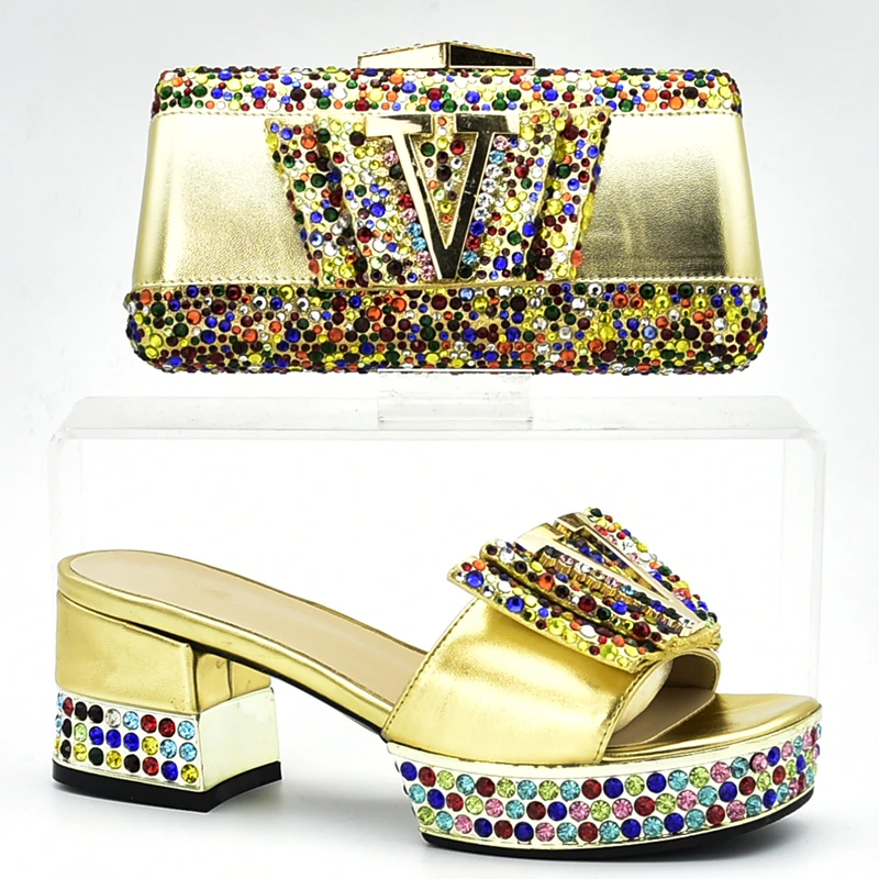 Новое поступление комплект женской обуви и сумок итальянские женские вечерние