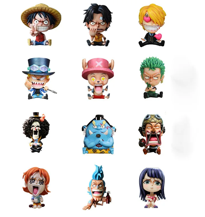 

One Piece PVC Figure Toys Creative Household Multifunctional Desktop Decoration Doll Cartoon Anime Model For Holiday Gifts LB679