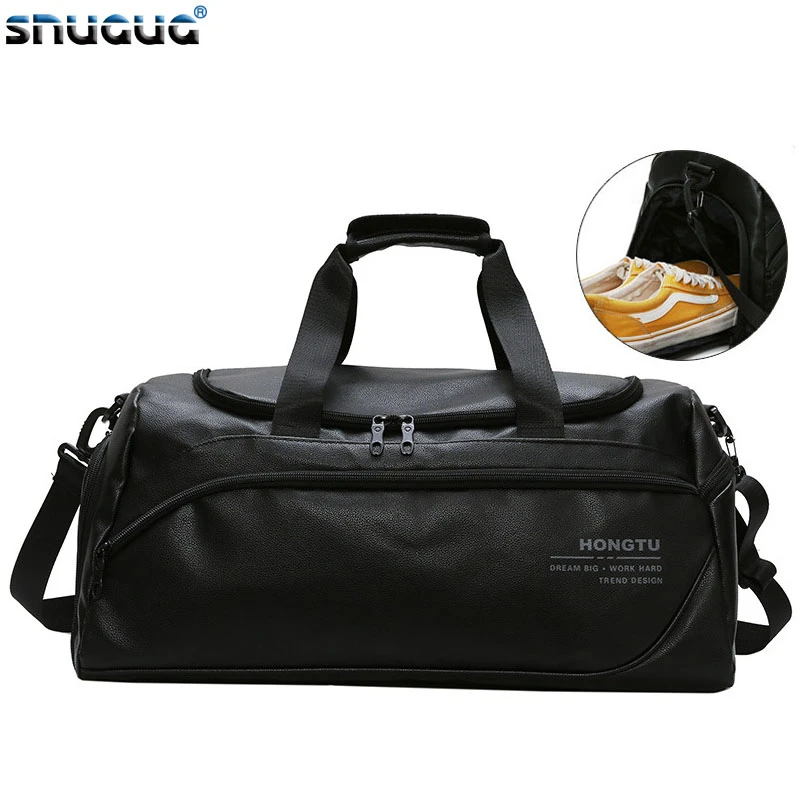 Новые спортивные сумки из мягкой искусственной кожи для мужчин и женщин 2020