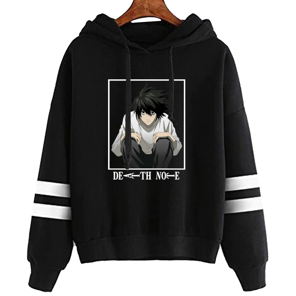2021 Fashion Death Note Hoodies Streetwear Kawaii Pullover Sweatshirt Men Coat