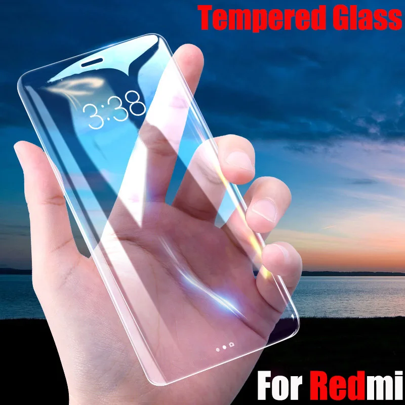 Закаленное стекло с полным покрытием для Xiaomi Redmi Note 8 7 Pro Защита экрана 7A 6 6A K20