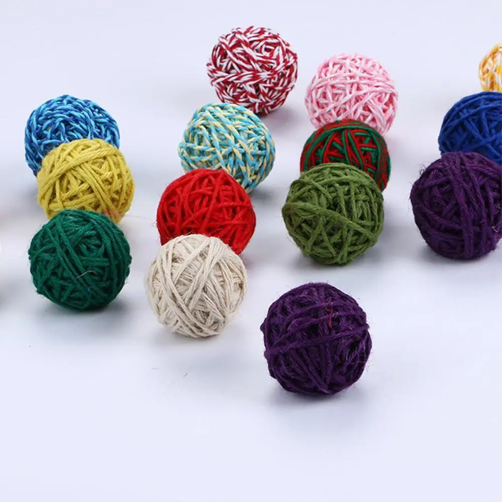 Изделие для домашних животных Колокольчик котенки Веселая игра мяч из шерстяной