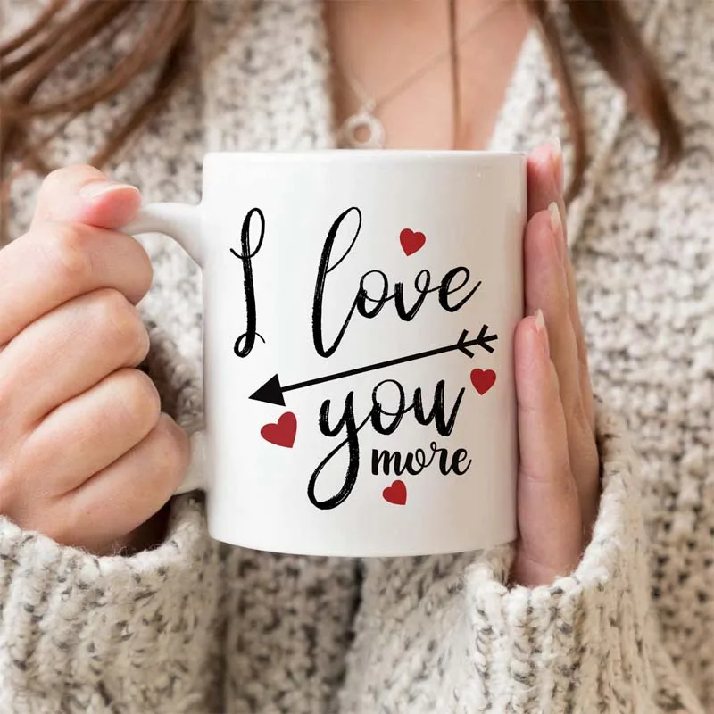 Лучшая забавная кофейная кружка с надписью I Love You Heart новинка чашка для жен