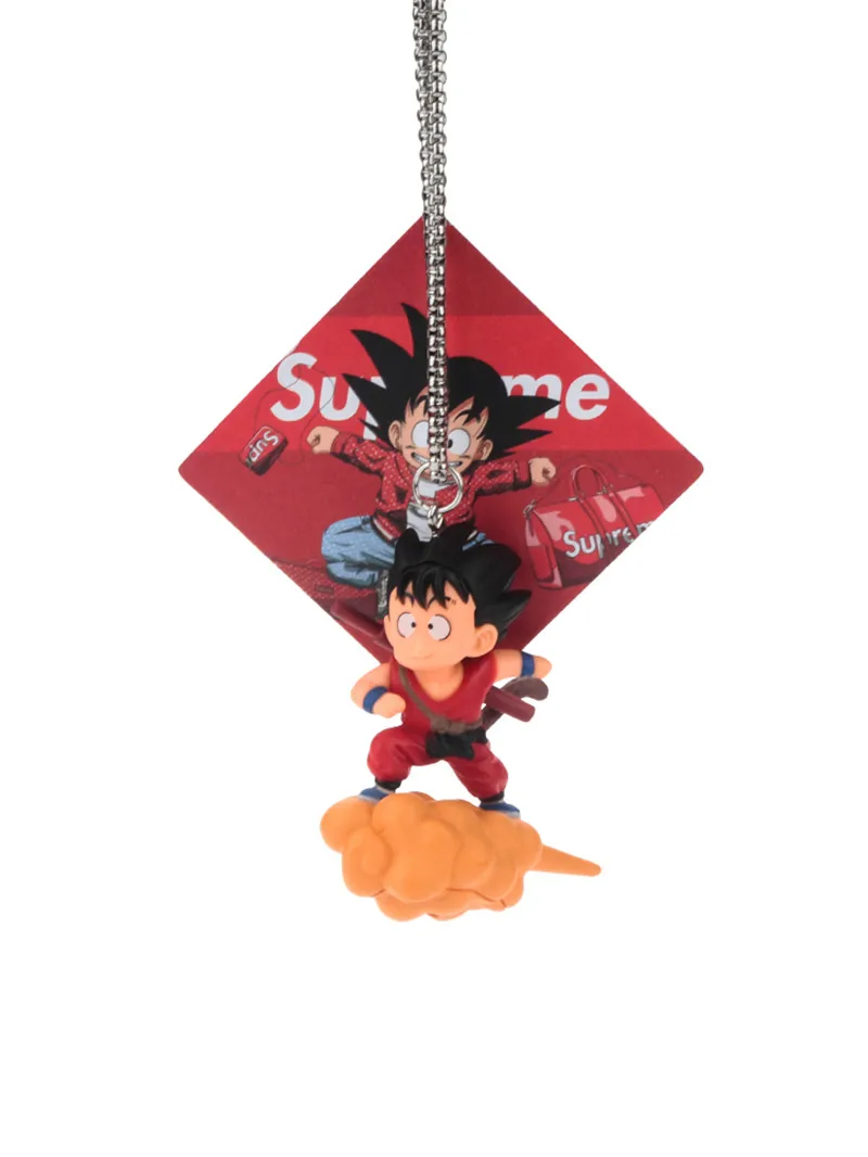 

Anime Action Figure wukong Car Pendant Decoration Birthday Gift Auto Decoraction kids love toys
