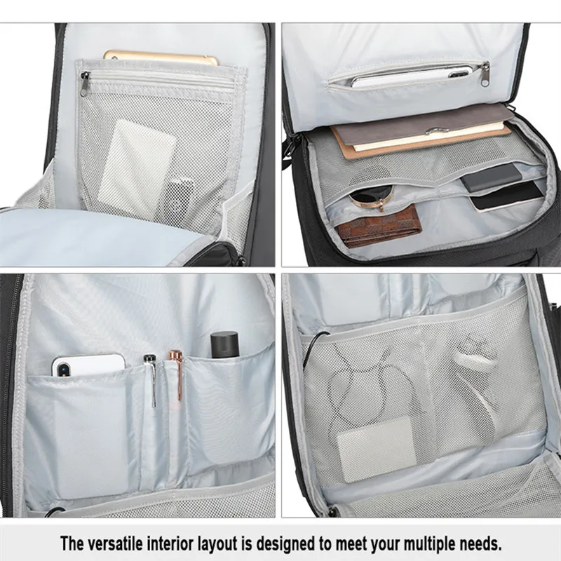 Рюкзак OZUKO для мужчин и женщин многофункциональный деловой дорожный ранец