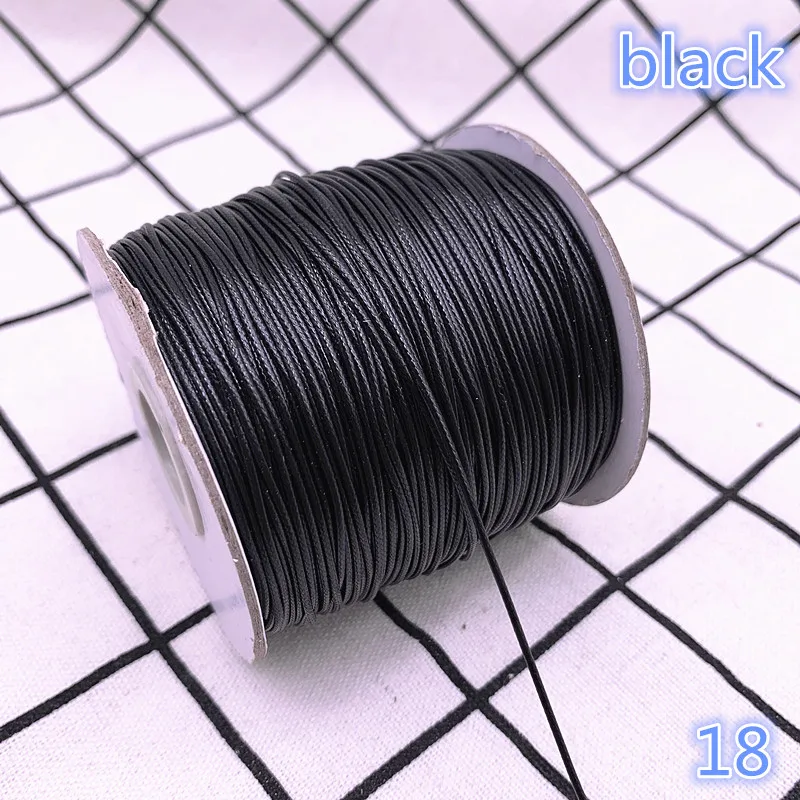 

0.5mm 10meters Waxed Cord Waxed Thread Cord String Strap Necklace Rope Beads for Jewelry Making DIY Bracelet