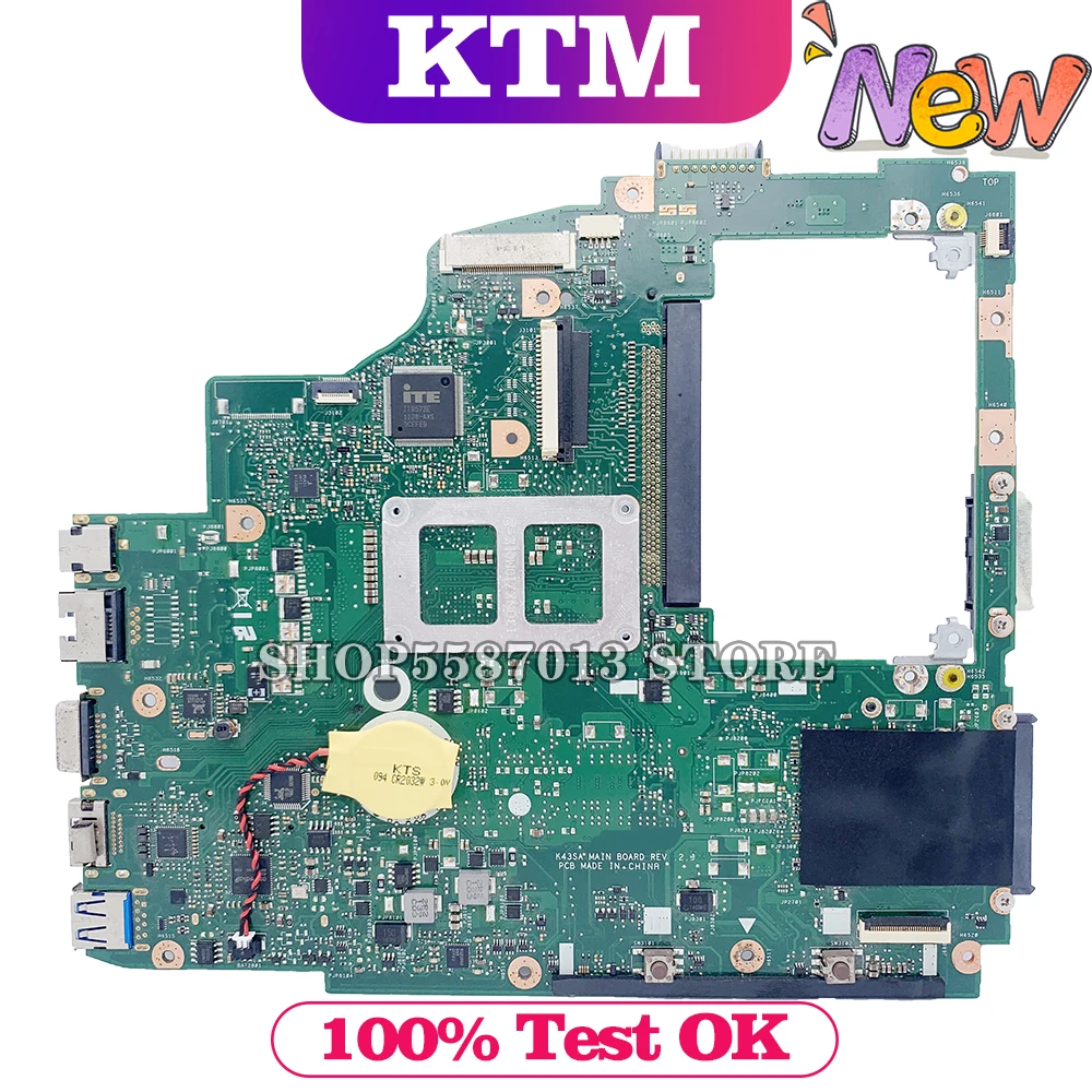 

K43SA Laptop motherboard for ASUS K43S A43S X43SA A43SA K43 Test original mainboard
