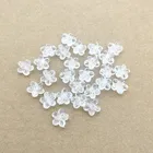 Новое поступление! 10x11 мм 1700 шт. Кристальный акриловый, в форме цветка бисер для украшения ручной работы, серьги 