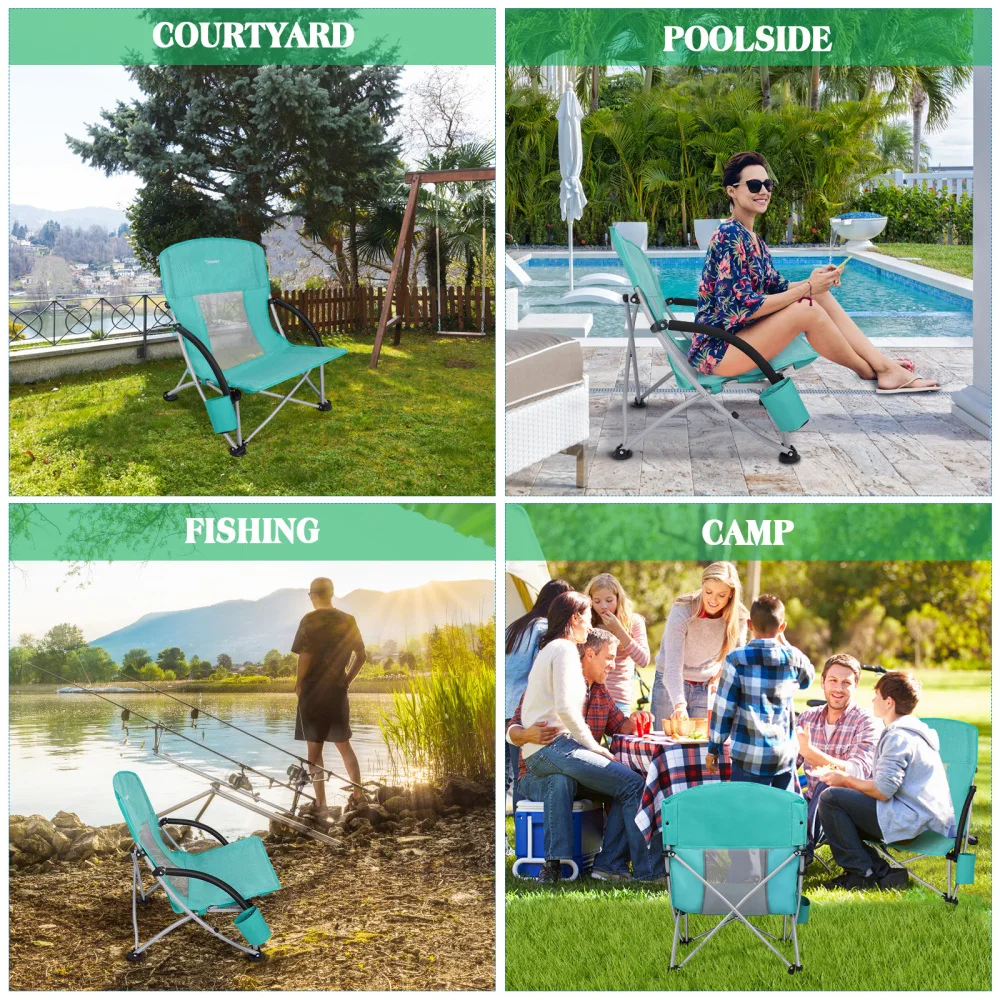 Низкое сиденье пляжное кресло складной сверхмощный стул для кемпинга с