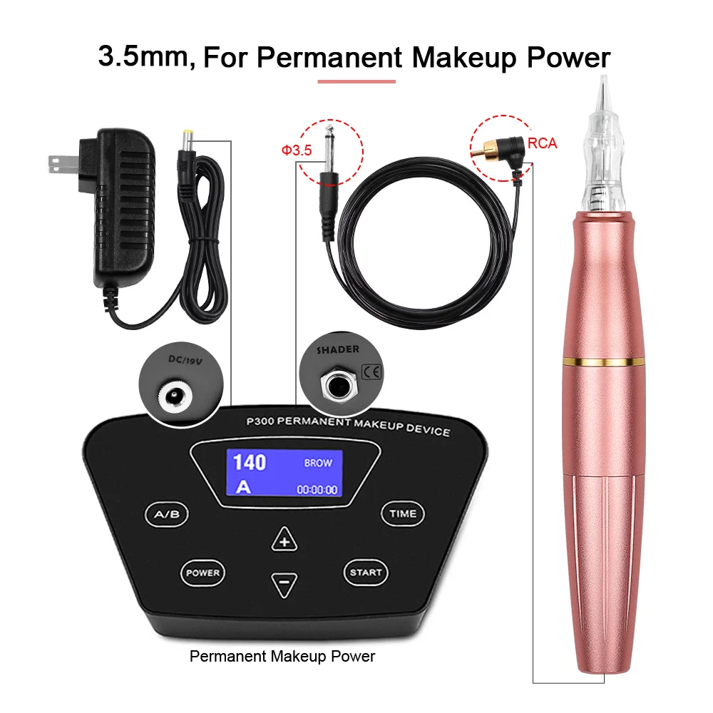 

Permanent Makeup PMU Tattoo Machine Eyebrow Machine for Eyeliner Lip Permanent Makeup Rotary Tattoo Machine for PMU Eyeliner