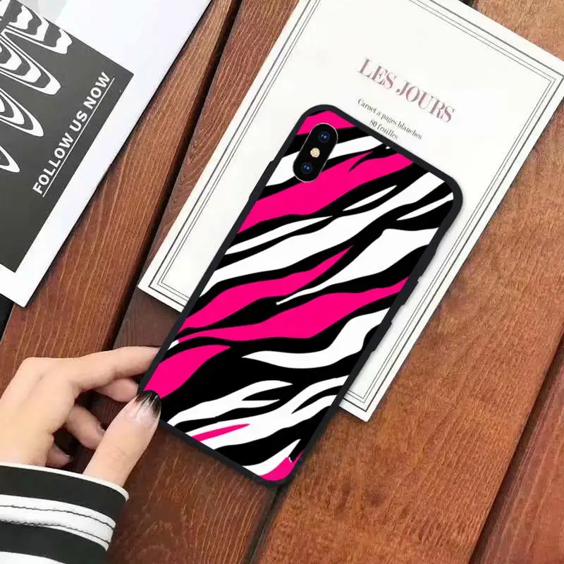 

Zebra black and white stripes animal Phone Case for iPhone 11 12 mini pro XS MAX 8 7 6 6S Plus X 5S SE 2020 XR