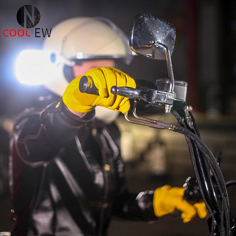 

GL-LP Super Offer! Genuine 1.5mm Thick Soft Good Quality Deer Leather Durable Rider Gloves 3 Sizes