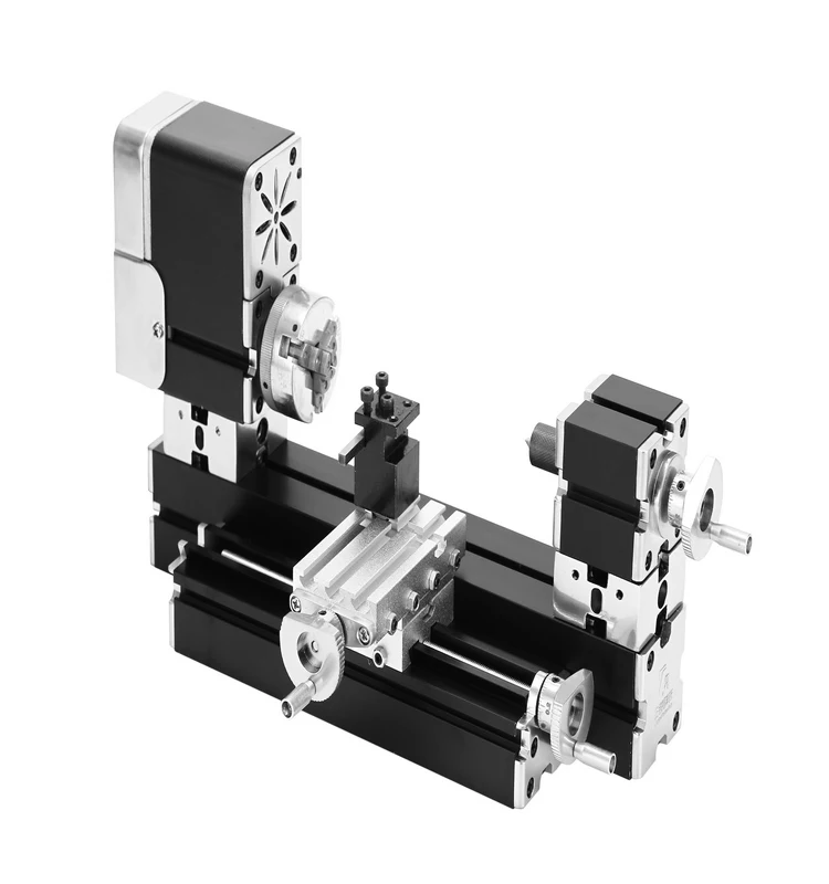 

Powerful 60W Miniature Metal Lathe for DIY Model Making, Enhanced 50 mm Center Height
