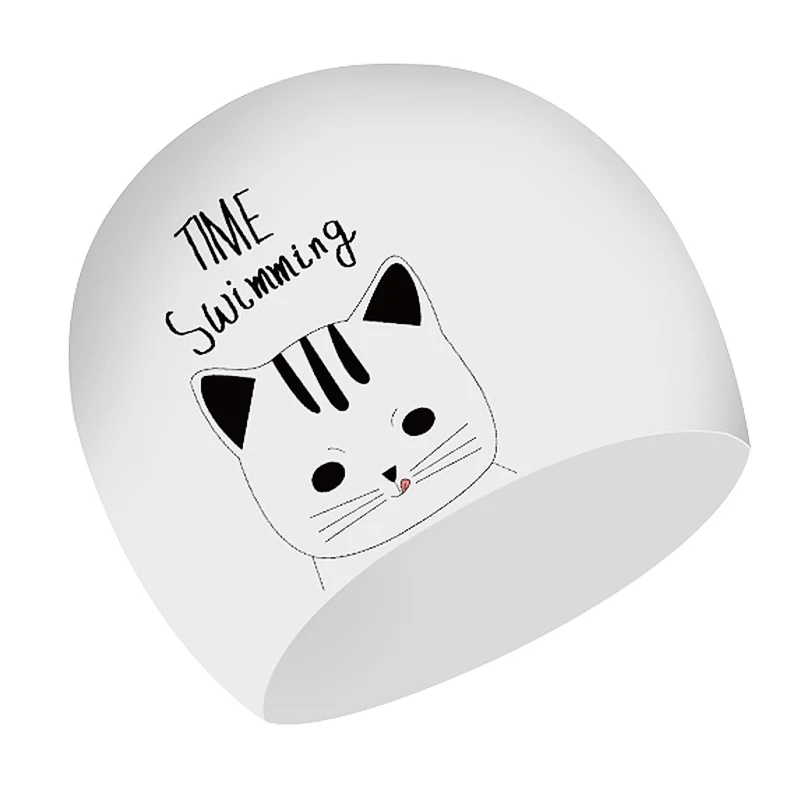 

Westworld girls' swimming cap silicone super long hair waterproof large size women's diving equipment earmuff protection women