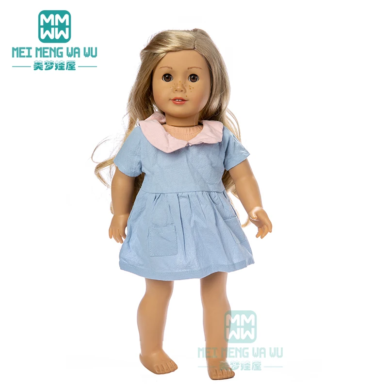 Одежда для куклы 45 см аксессуары американской модное белое платье принцессы юбка