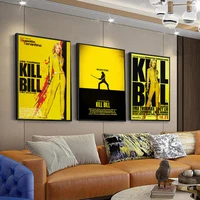 wall art canvas kill bill vol 1 poster and prints canvas painting pictures on the wall classic decorative home decor obrazy