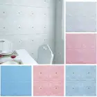 3D Наклейка на стену, Цветочный декор, наклейка для гостиной, спальни, фон, съемная самоклеящаяся наклейка на стену, домашний декор